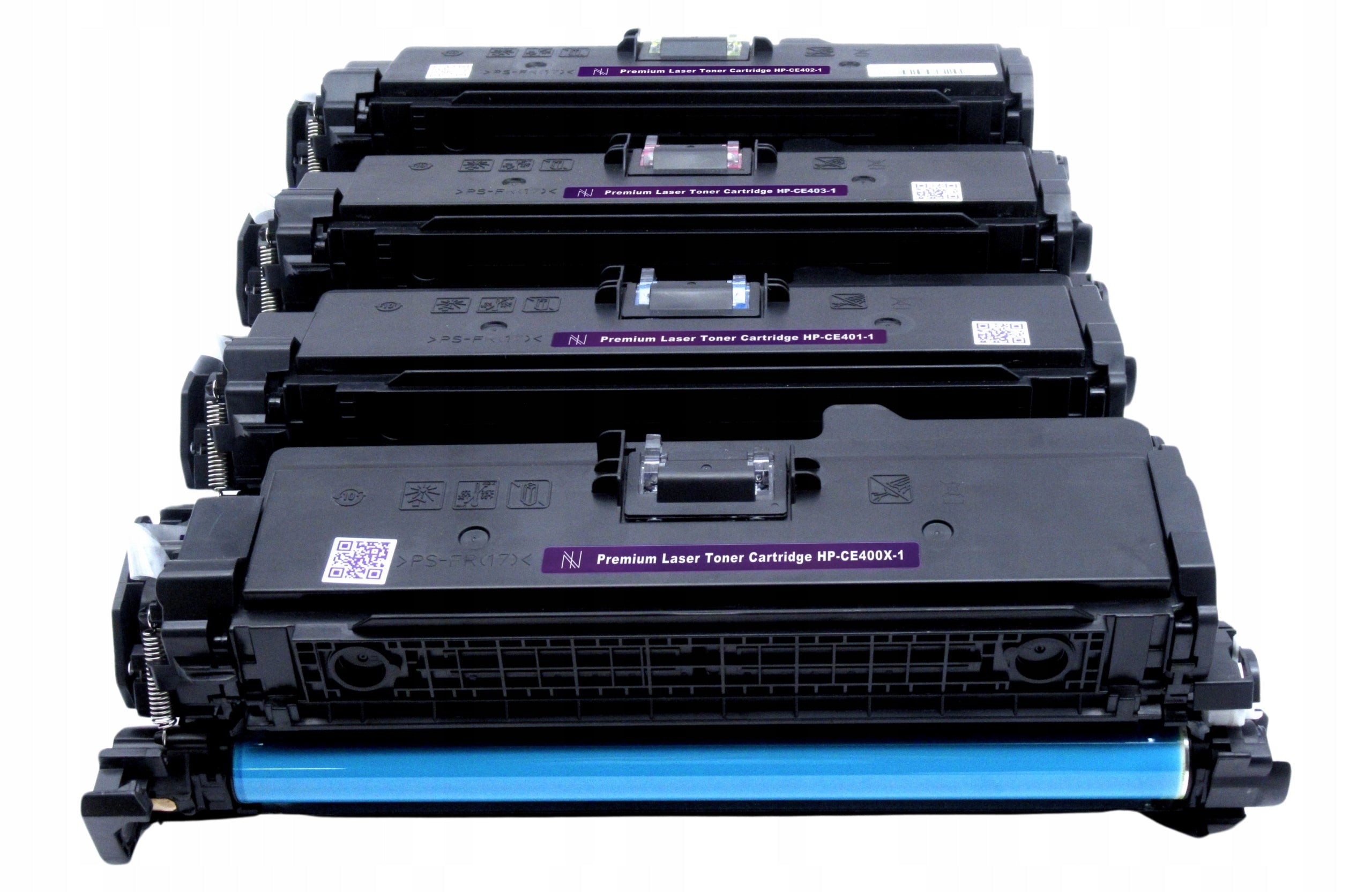 CE400X XL - 4x TONER CARTRIDGE for HP 401A 402A 403A M570 M575 M551 Manufacturer code CE400X - CE403A / 507 / LJ MANAGED M 575