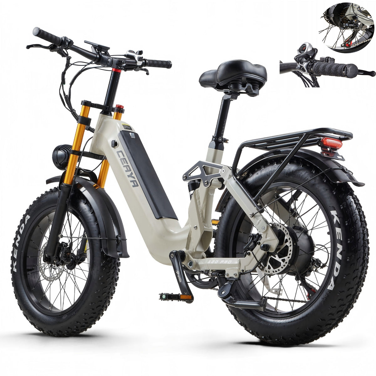 CEAYA A20 PRO Electric , 1000W 48V 20Ah, Hydraulic Brakes