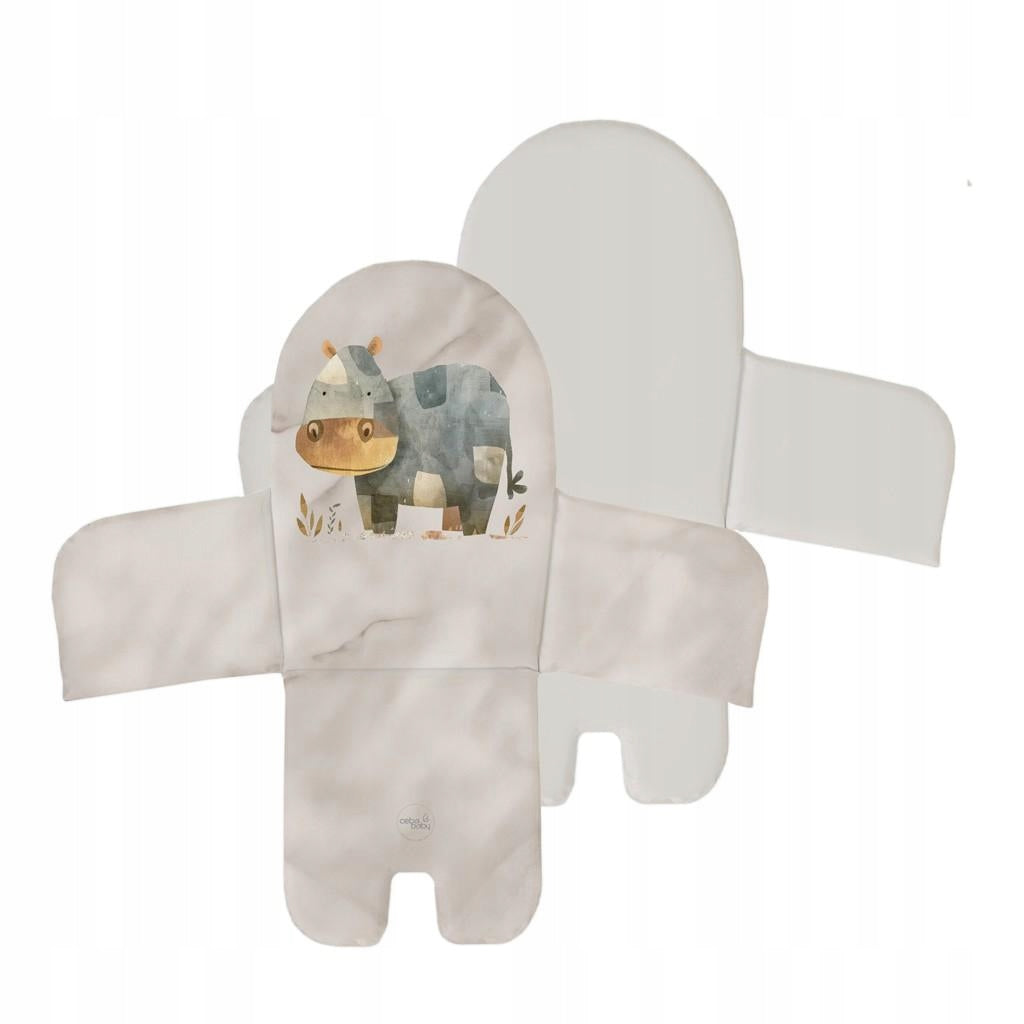 CEBA BABY Vložka do jídelní židle (38x28) Basic Cosy Hippo Color multicolor