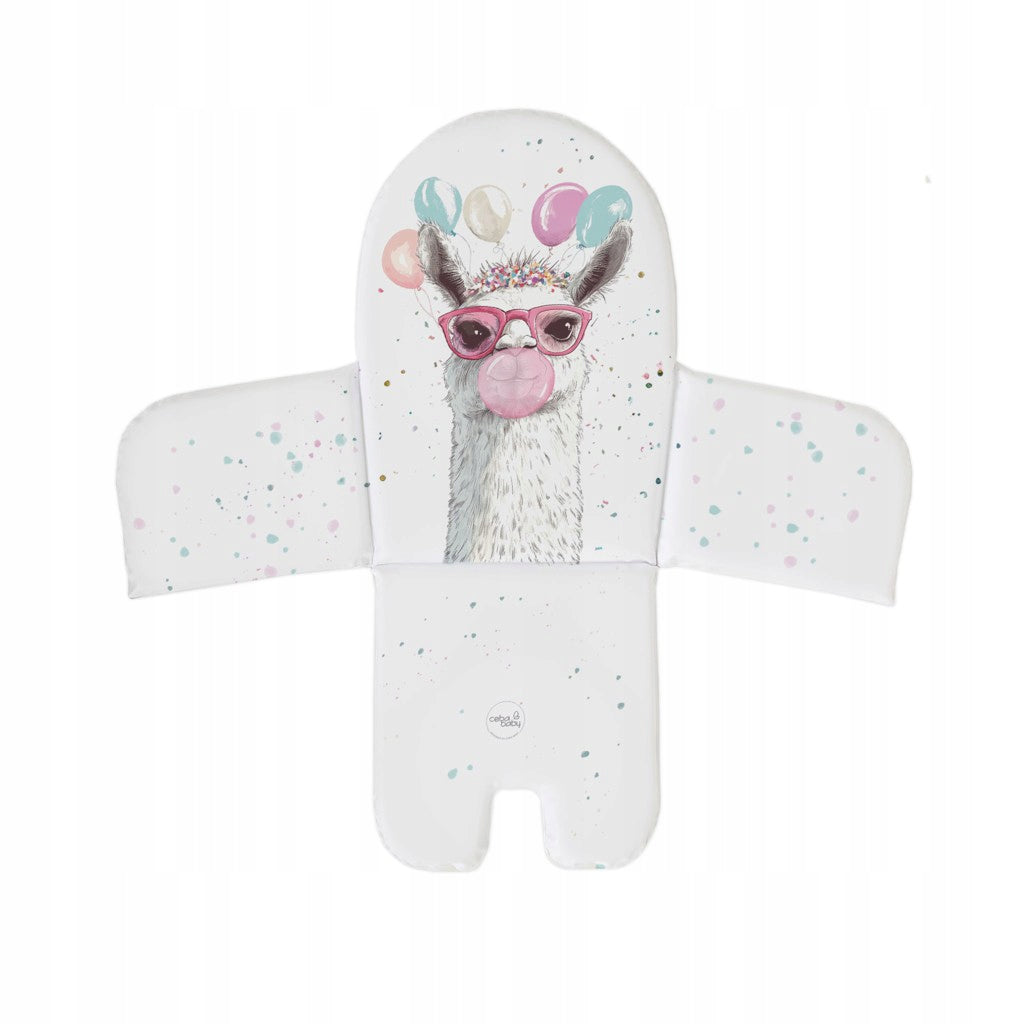 CEBA BABY Vložka do jídelní židle (38x28) Basic Crazy Lama