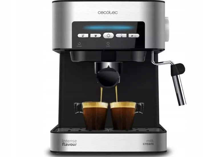CECOTEC POWER ESPRESSO 20 MATIC Espresso Machine. 850 W, 20 Bars, 1.5L, Black