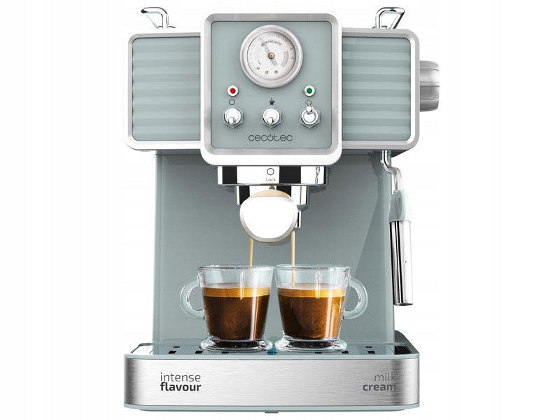 CECOTEC Power Espresso 20 Tradizionale Blue-Silver