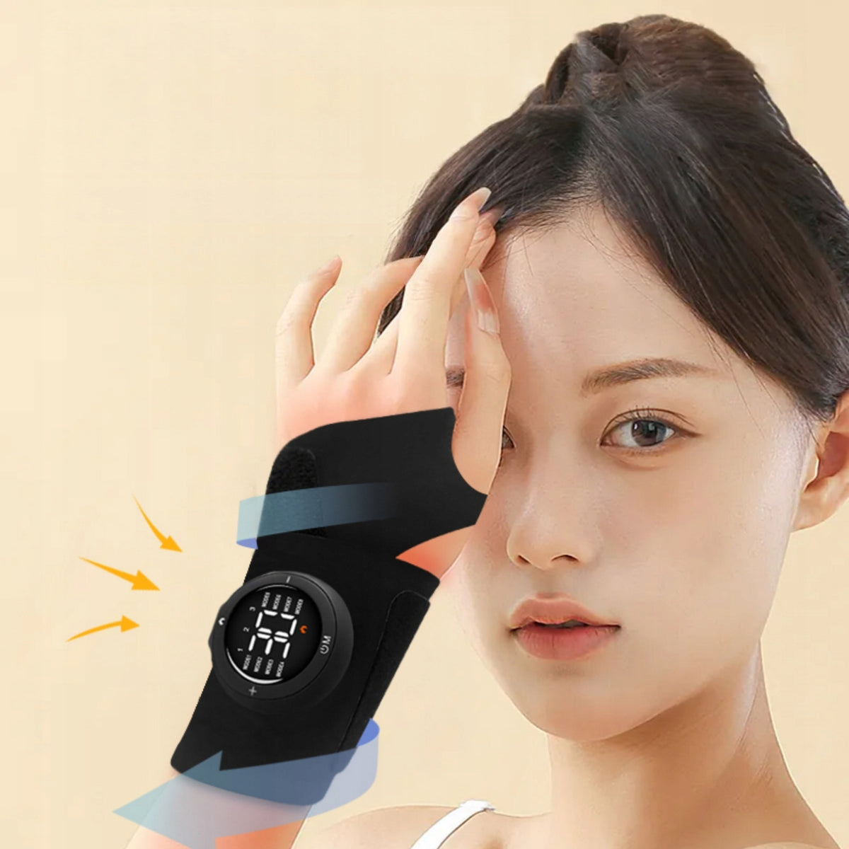 CEEHOOM Hand Wrist Massager Wrist Brace Wrap Pad for Pain Relief Manufacturer code EEE-PC-038
