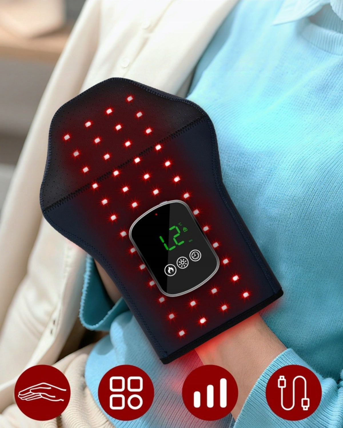 CEEHOOM Red Light Therapy Glove for Hand Pain Relief, 660nm Red 850nm Brand CEEHOOM