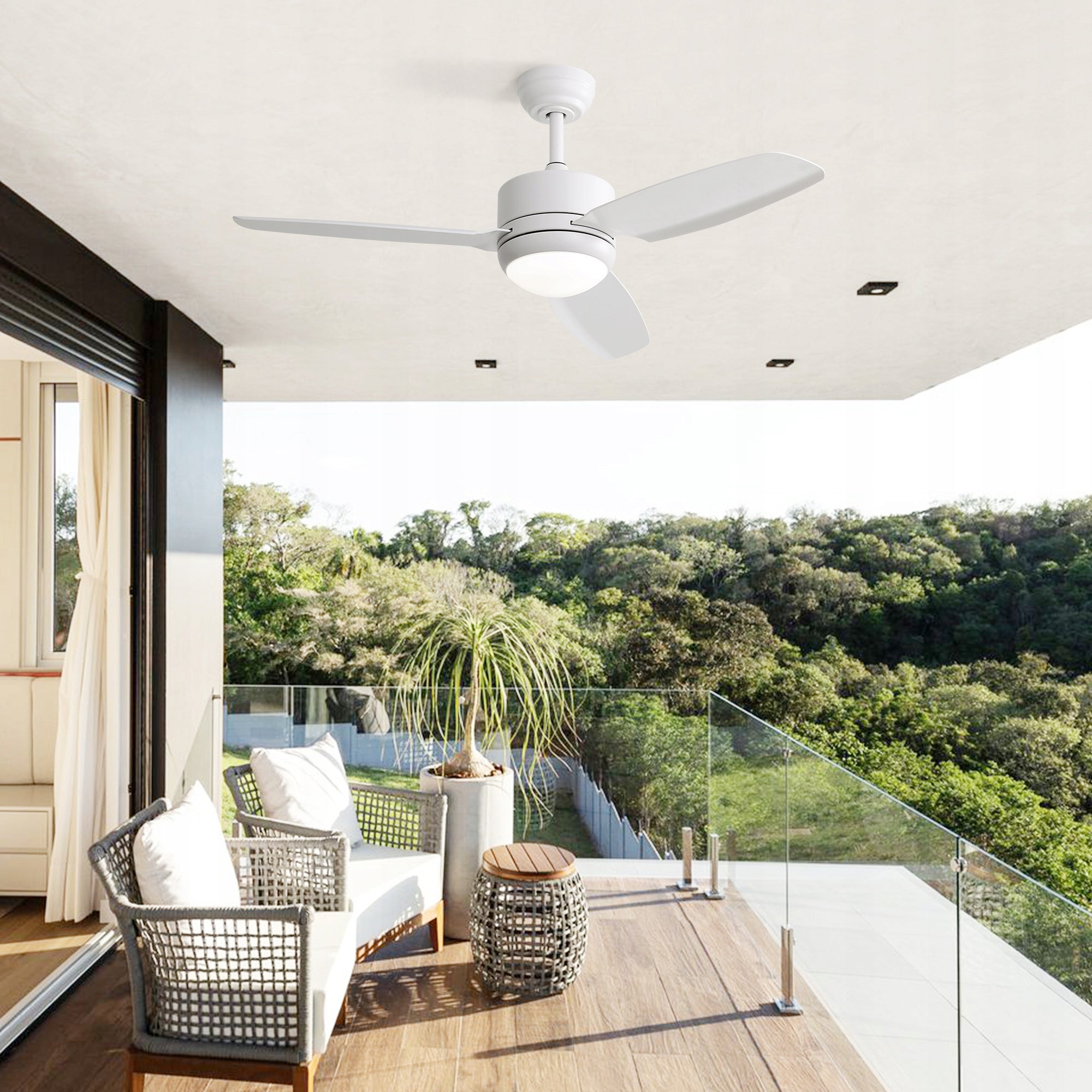 CEILING FAN WINDMILL 116cm NEWDAY REMOTE CONTROL LED LAMP WINDMILL, PLAFOND Packaging status original
