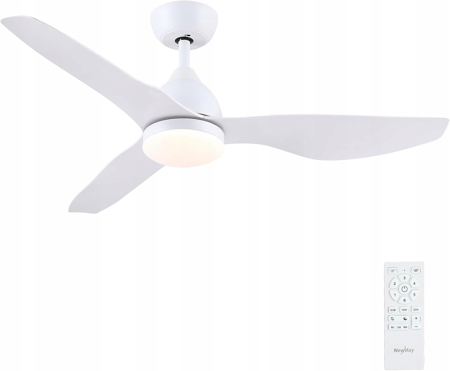 CEILING FAN WINDMILL 116cm NEWDAY REMOTE CONTROL LED LAMP WINDMILL, PLAFOND