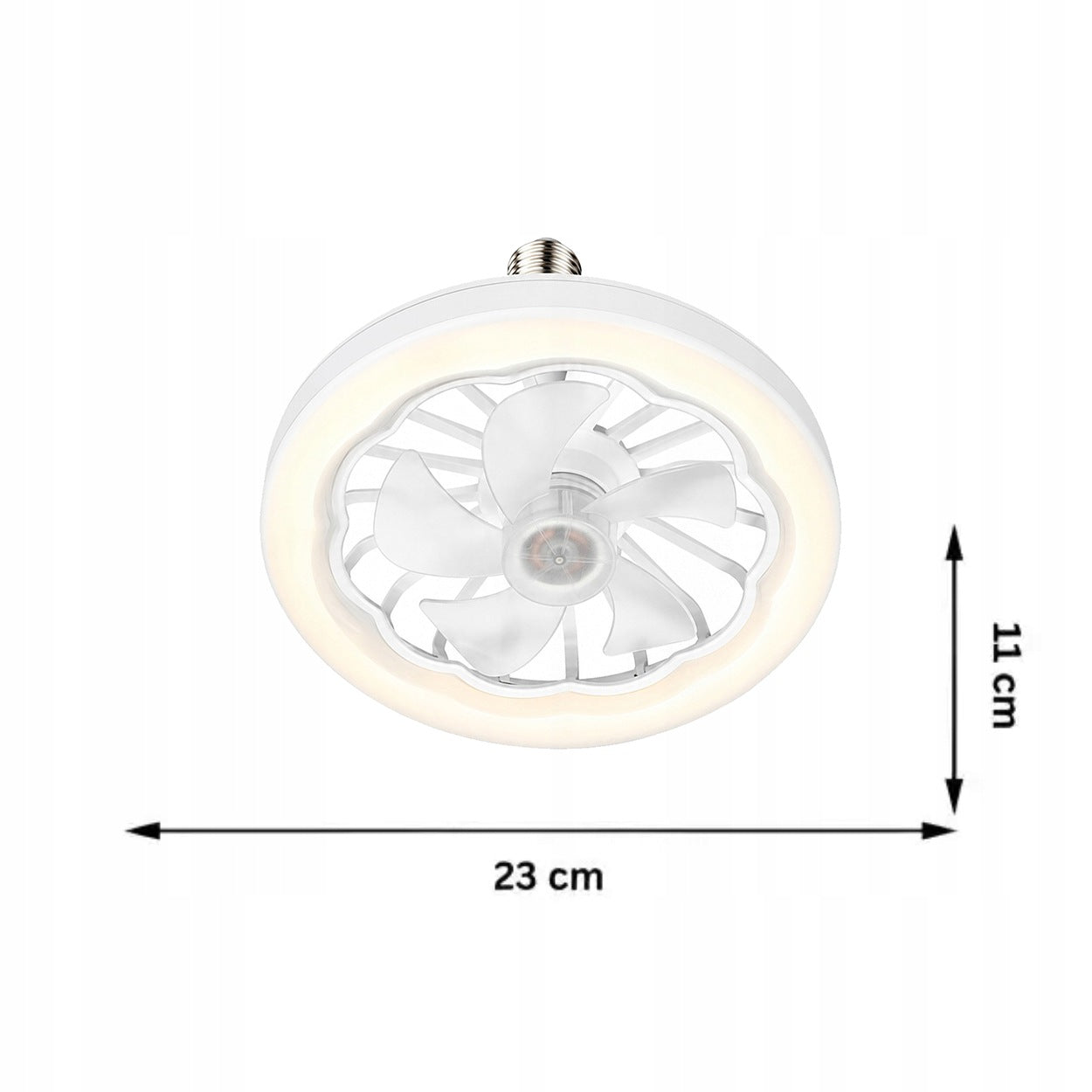 CEILING FAN with LED PLAFON Lighting Light Adjustment + Remote Control Packaging status original