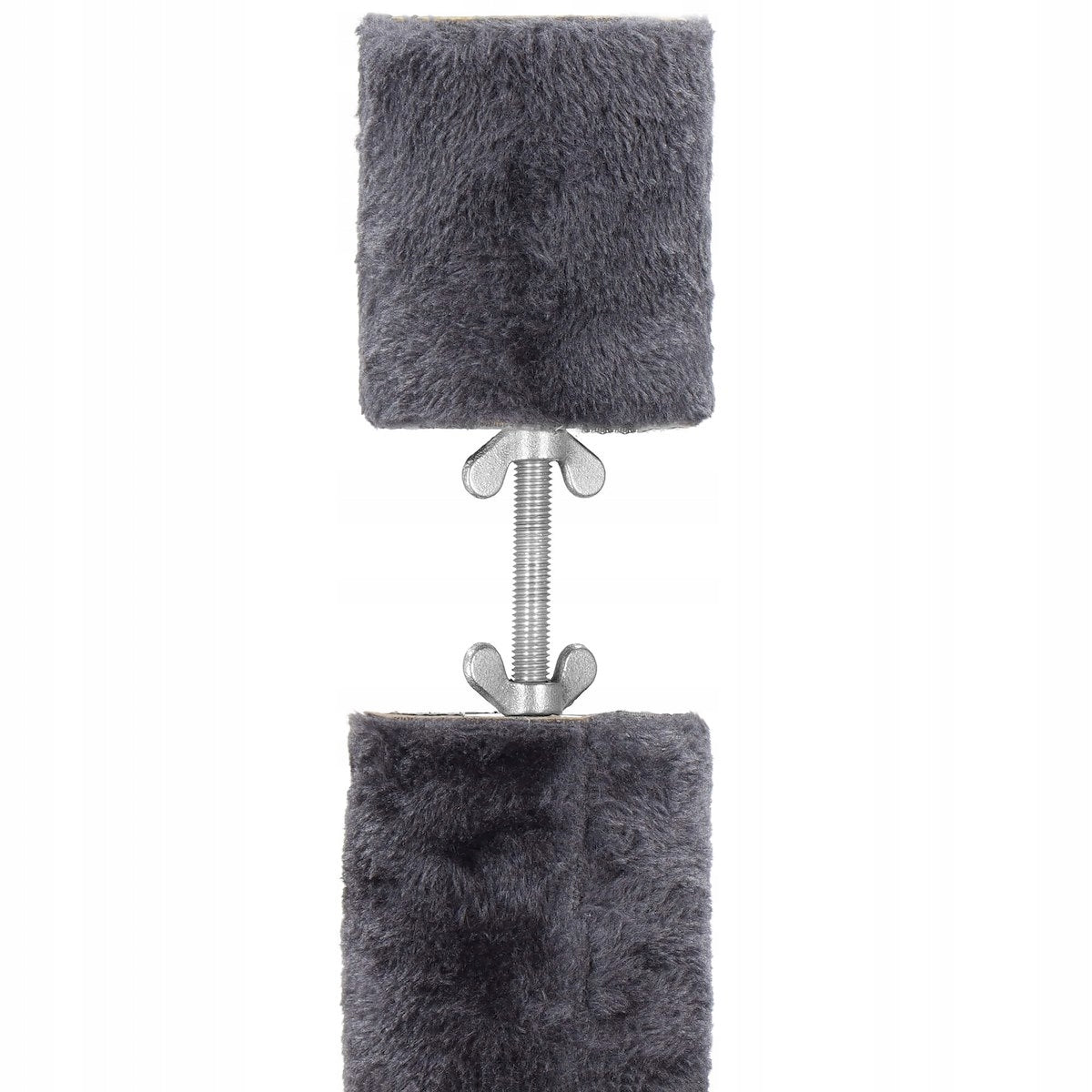CEILING SCRATCHING POST 5 LEVELS FOR CAT LARGE BED POST TOWER GREY XXL Color gray