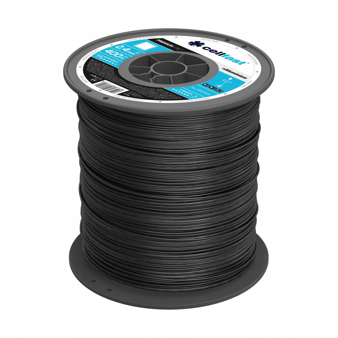 CELLFAST CUTTING LINE FOR TRIMMER SCYTHE SQUARE SPOOL 2,4MM 400M Type trimmer line