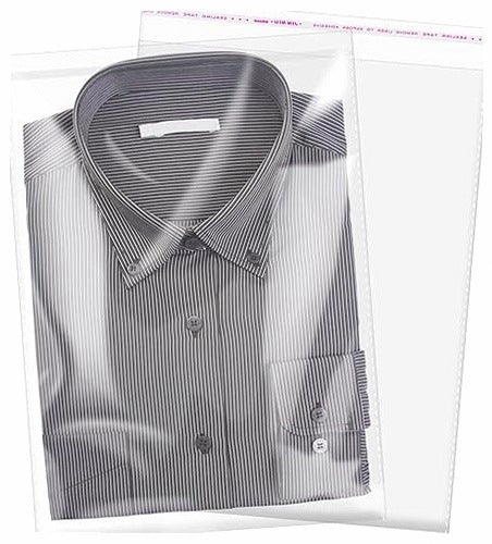 CELLOPHANE CLEAR SELF-CLOSING GIFT BAGS PACKAGING 100 PCS