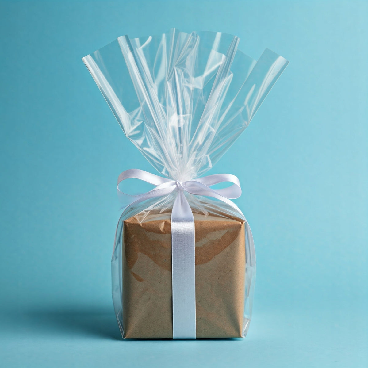 CELLOPHANE FOIL FOR GIFT WRAPPING CHRISTMAS WEDDING 50x60cm 50 sheets Product width 50 cm