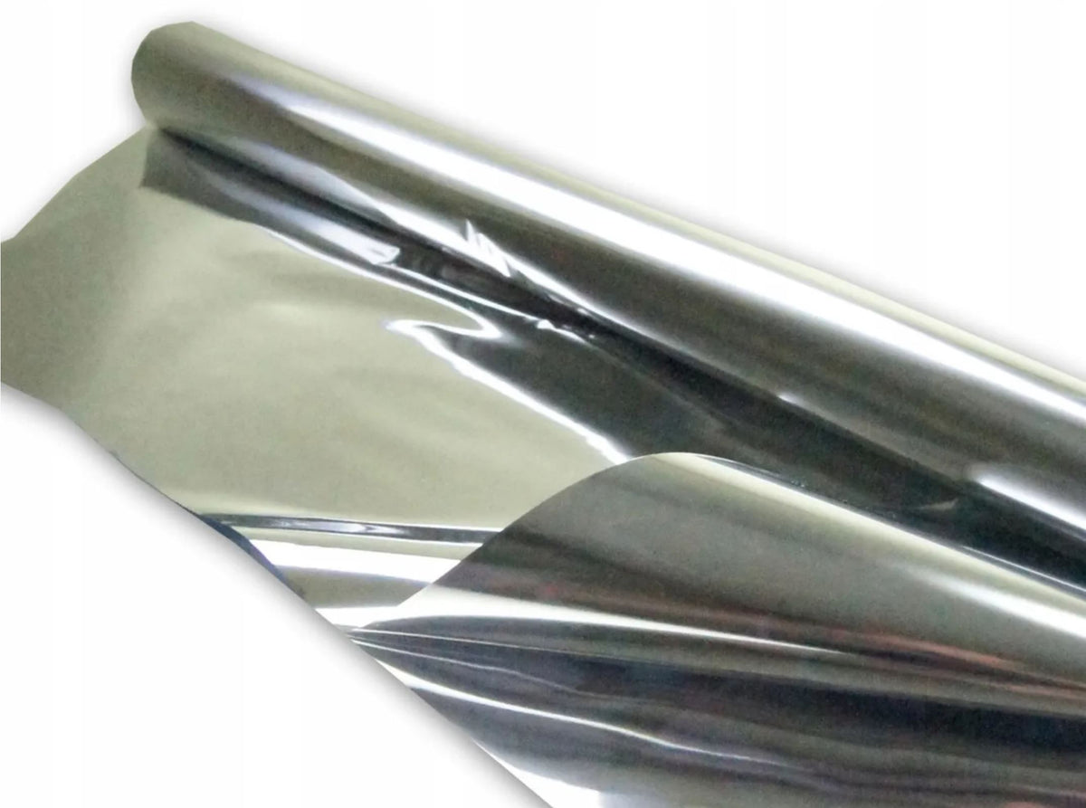 CELLOPHANE FOIL for gift wrapping WEDDING CHRISTMAS WEDDING SILVER 100x70cm