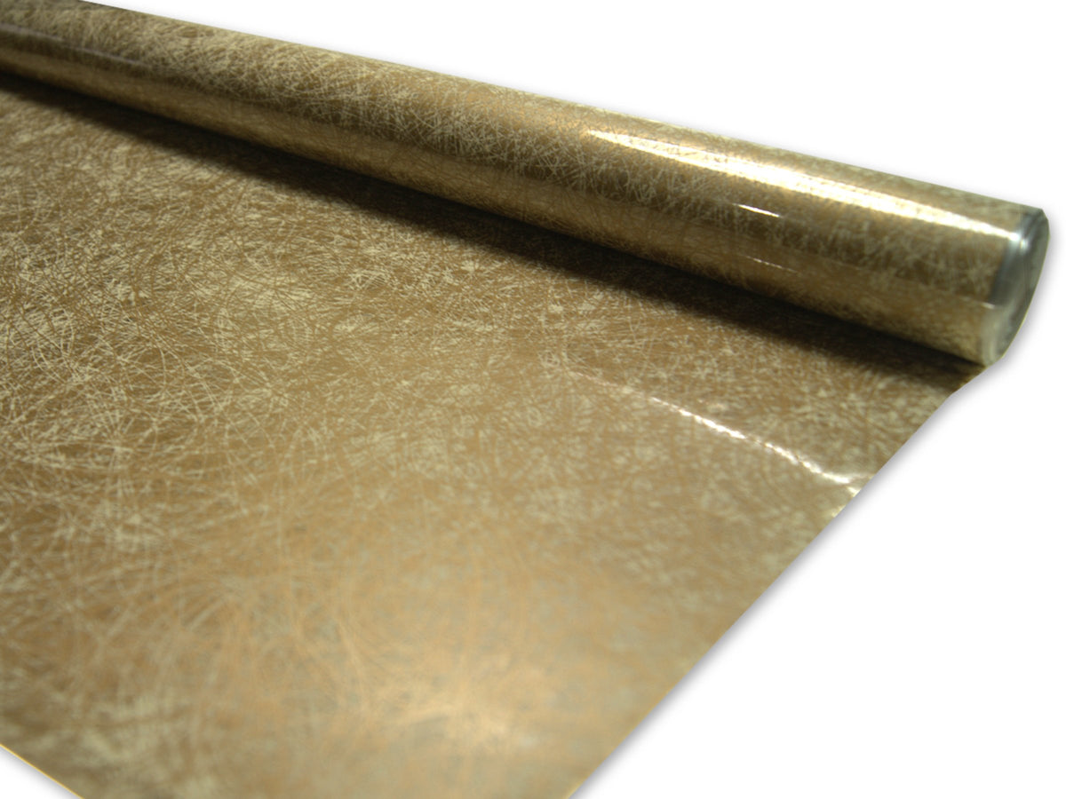 CELLOPHANE FOIL for gift wrapping WEDDING CHRISTMAS gold white 100x70cm