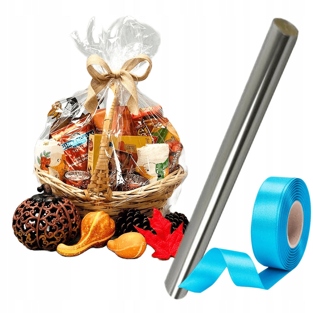 CELLOPHANE SHEETS + BLUE RIBBON 70x100 50