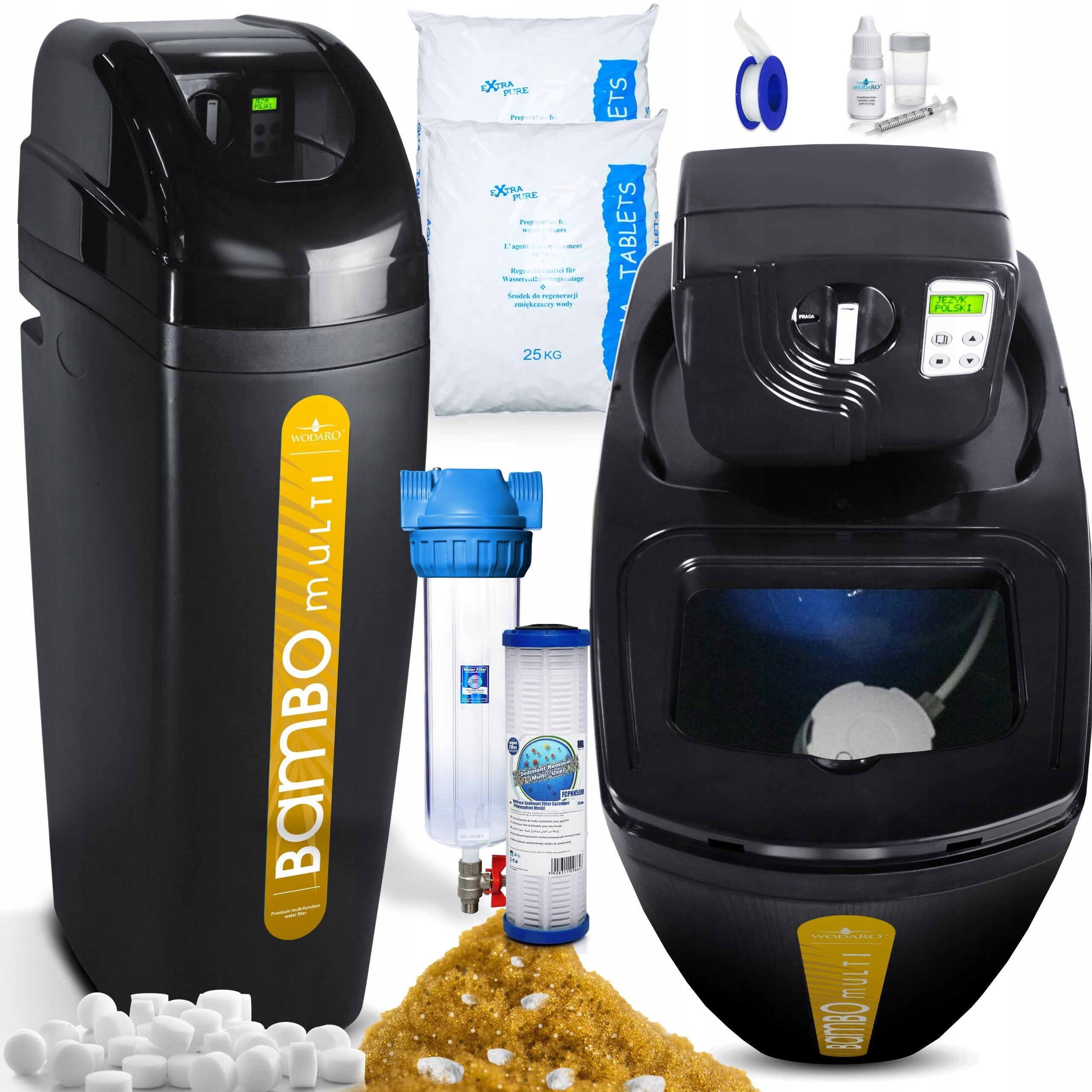 CENTRAL SOFTENER IRON REMOVER WATER MANGENT IN ONE BAMBO MULTI