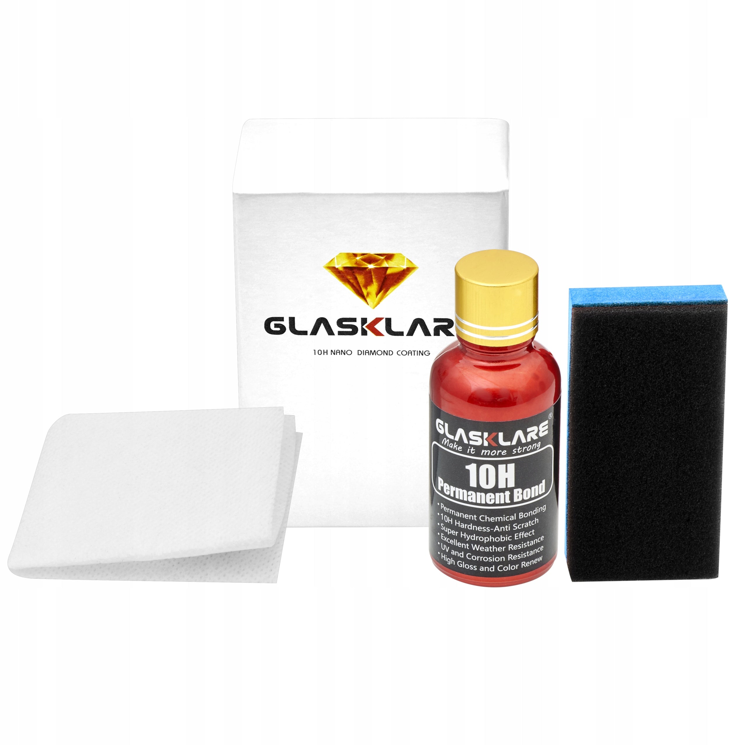 CERAMIC COATING 10H AUTO PAINT PROTECTION HYDROPHOBIC GLOSS 30ML Packaging status original