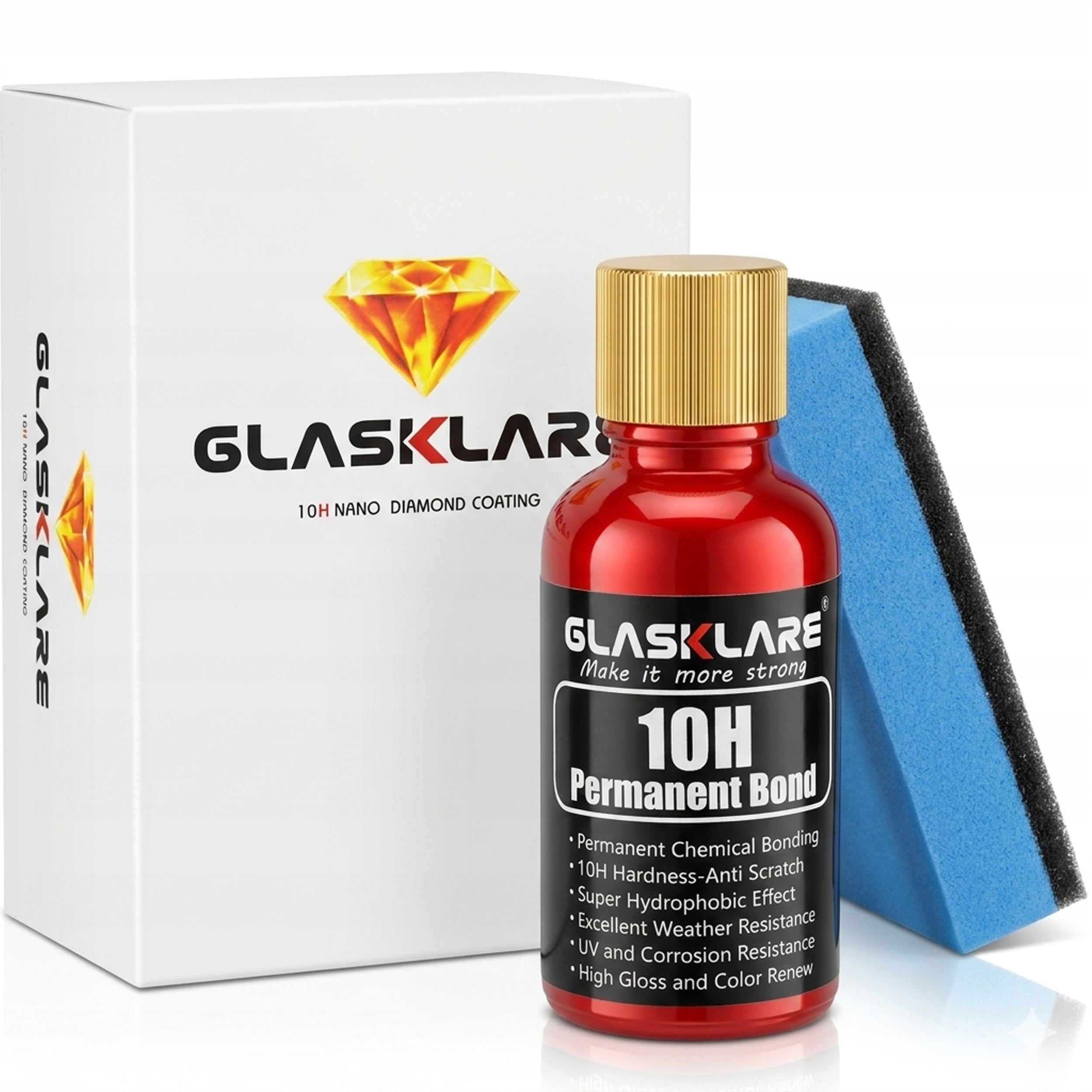 CERAMIC COATING 10H AUTO PAINT PROTECTION HYDROPHOBIC GLOSS 30ML