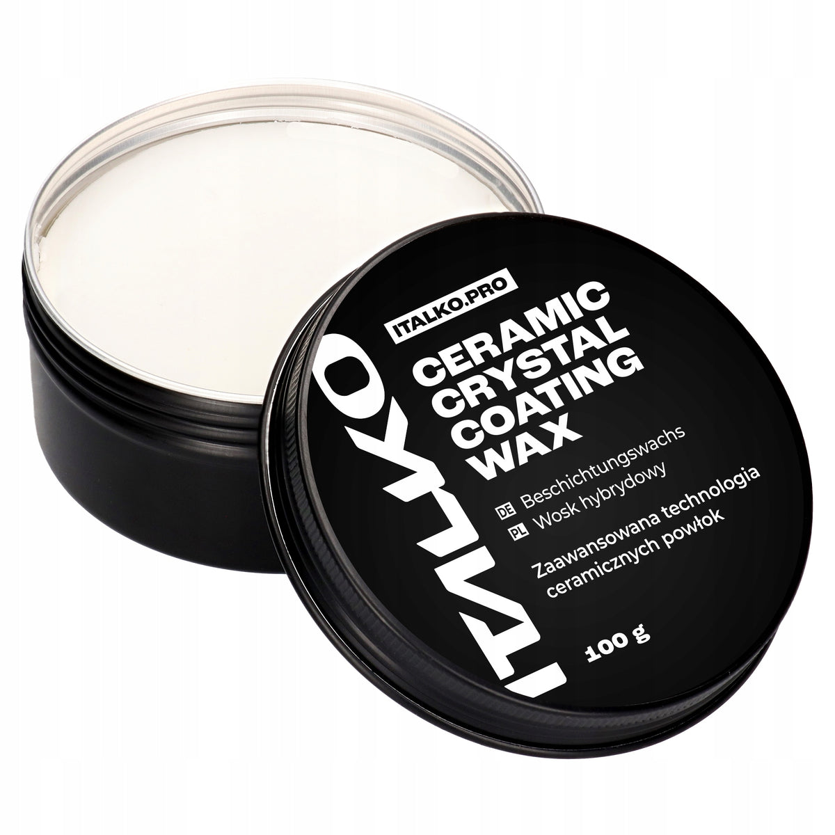 CERAMIC CRYSTAL COATING WAX HYBRID WAX FOR LACQUER 100G ITALKO EAN (GTIN) 5905616191492
