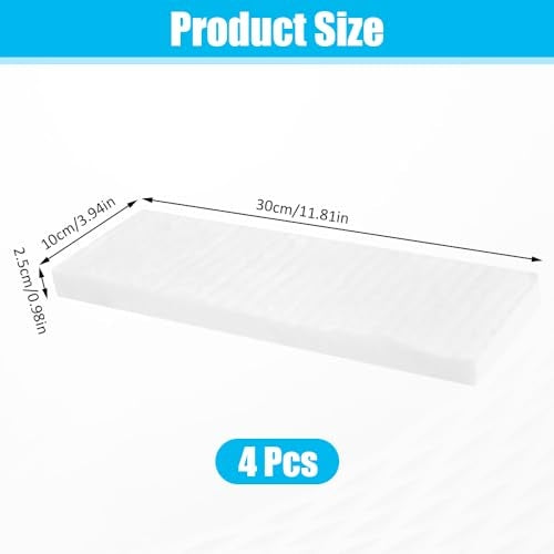 CERAMIC WOOL FOR BIOETHANOL FIREPLACE SPONGE 300X100X25MM 4PCS for Home Manufacturer code Bez marki