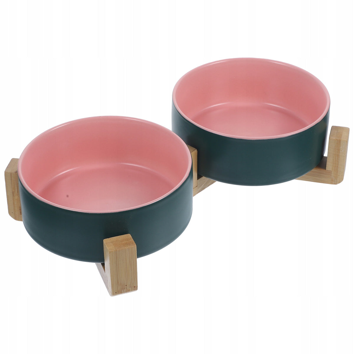 CERAMICZNA MISKA DLA KOTA STOJĄCA Z PODSTAWKĄ 1 ZESTAW Kind single bowl