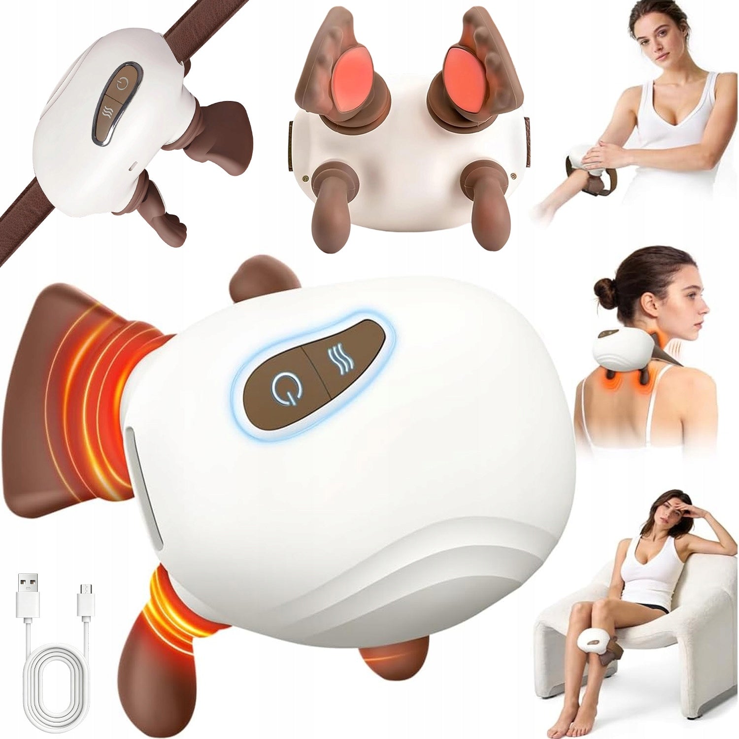 CERVICAL SPINE MASSAGER BIONIC 4D INFRARED HEATING ELECTRIC