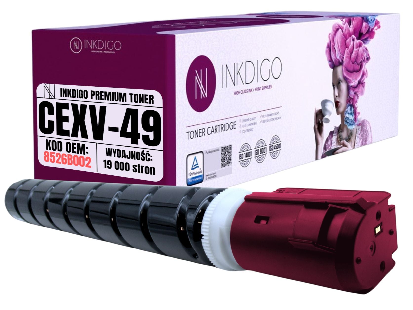 CEXV49 Toner cartridge for Canon ImageRunner Advance DX C 3720 3725 3730