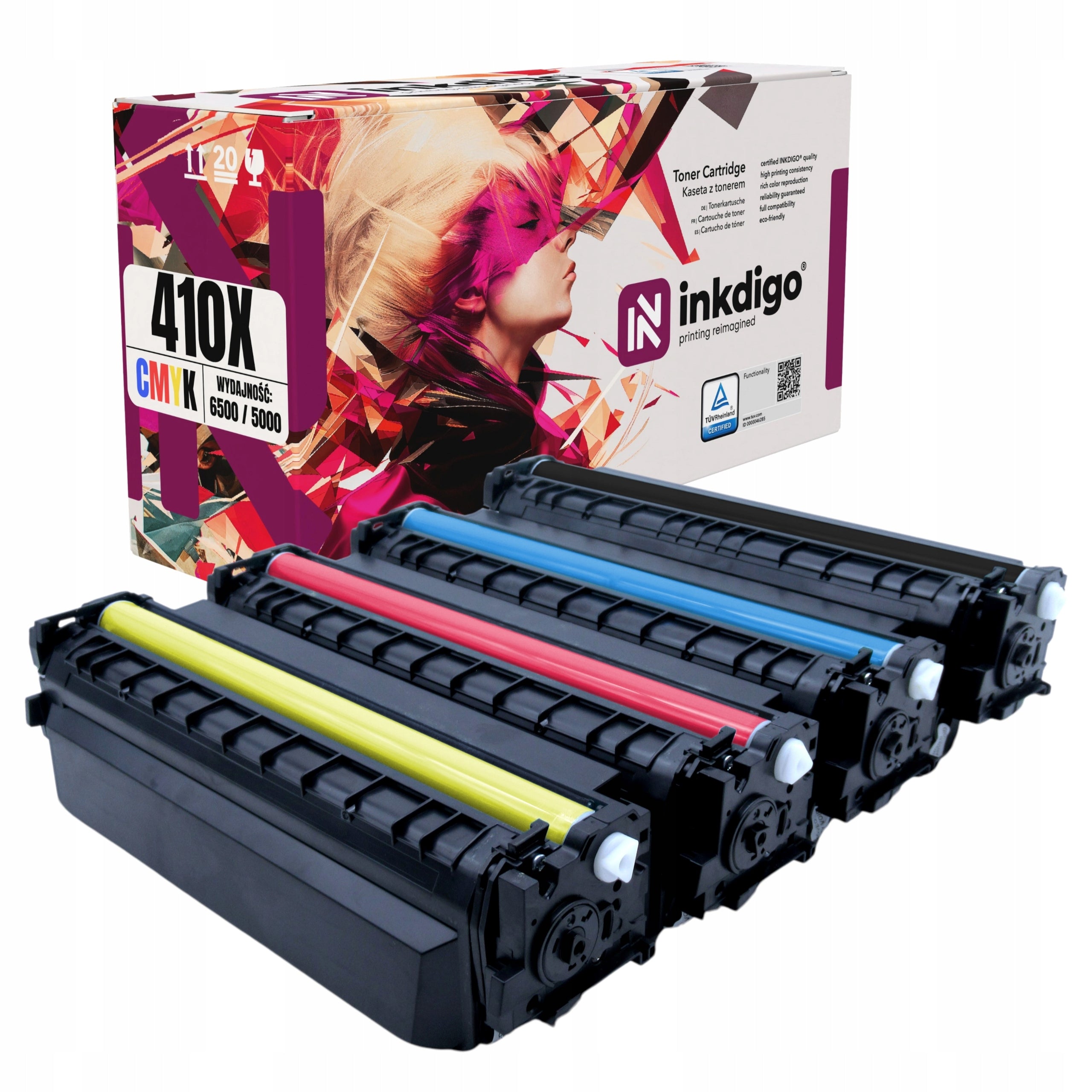 CF410X XL - 4x TONER FOR HP 410X M452dn M452dw M477fdn M477fdw PRINTER
