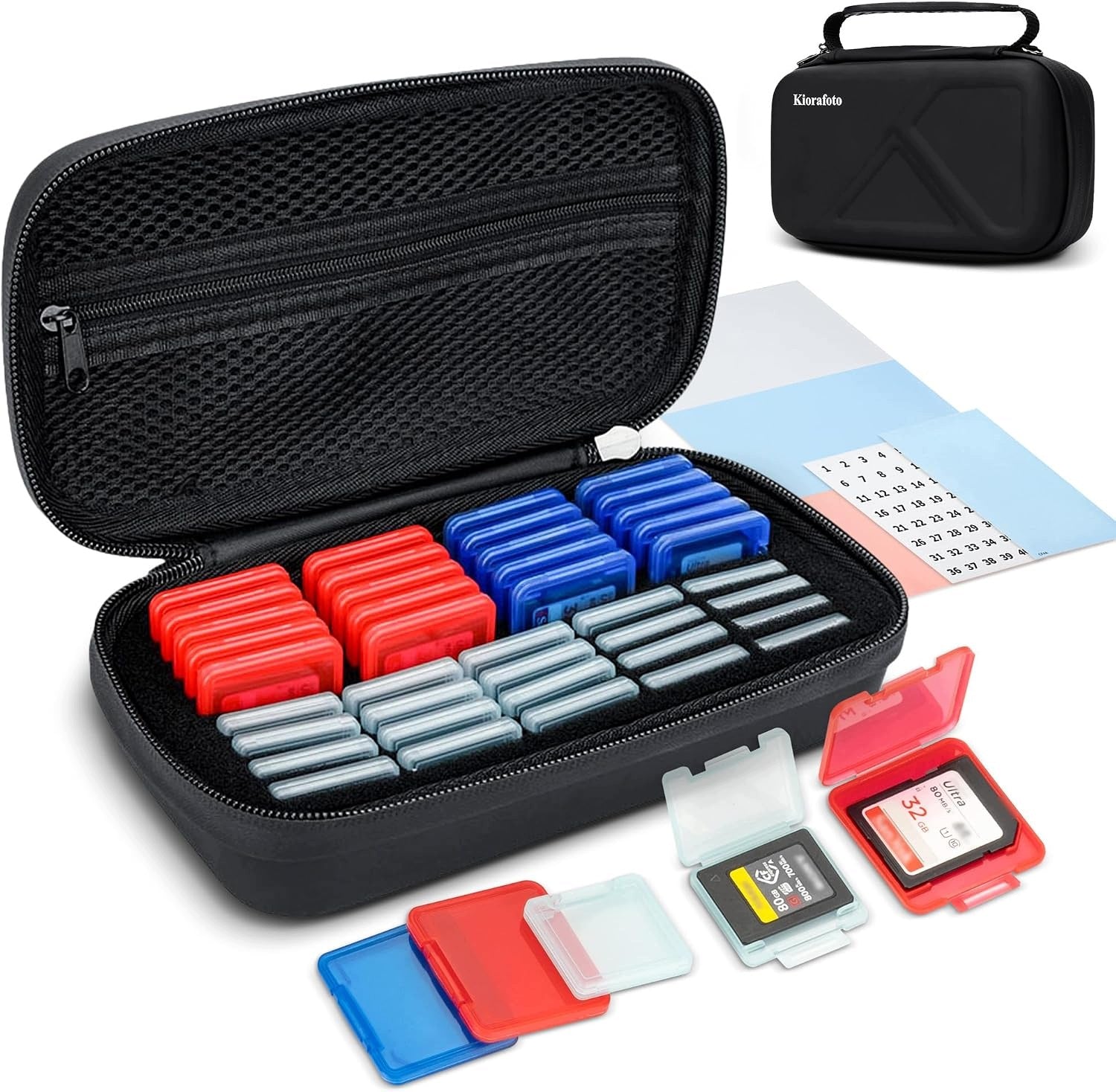 CFEXPRESS CARD CASE TYPE A AND SD 40 ENCLOSURES WATERPROOF EVA PU