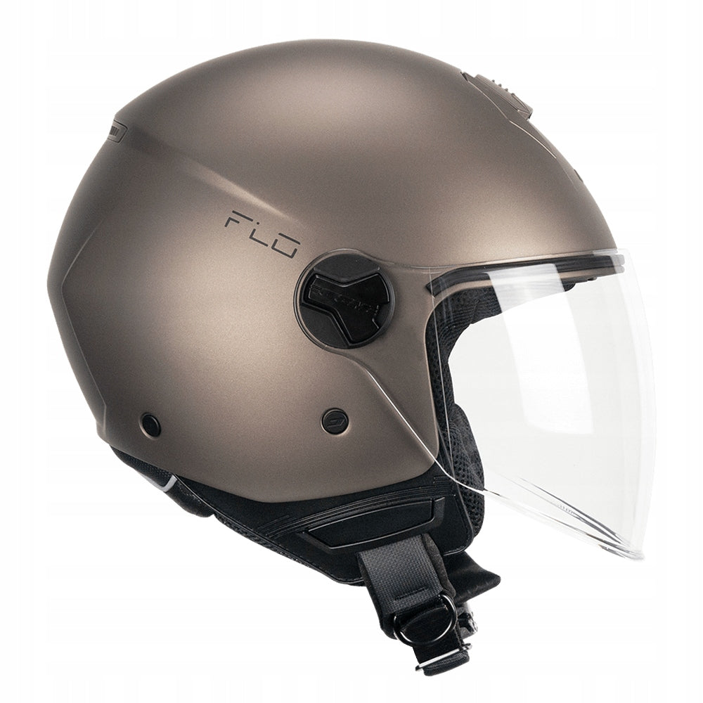 CGM Italia Jet 167 FLO MONO Helmet -Copper Satin