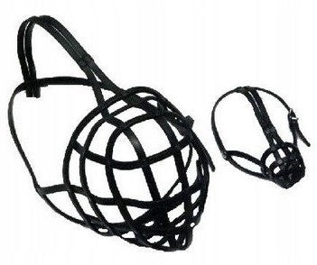 CHABA Leather muzzle 4 - for large spaniel