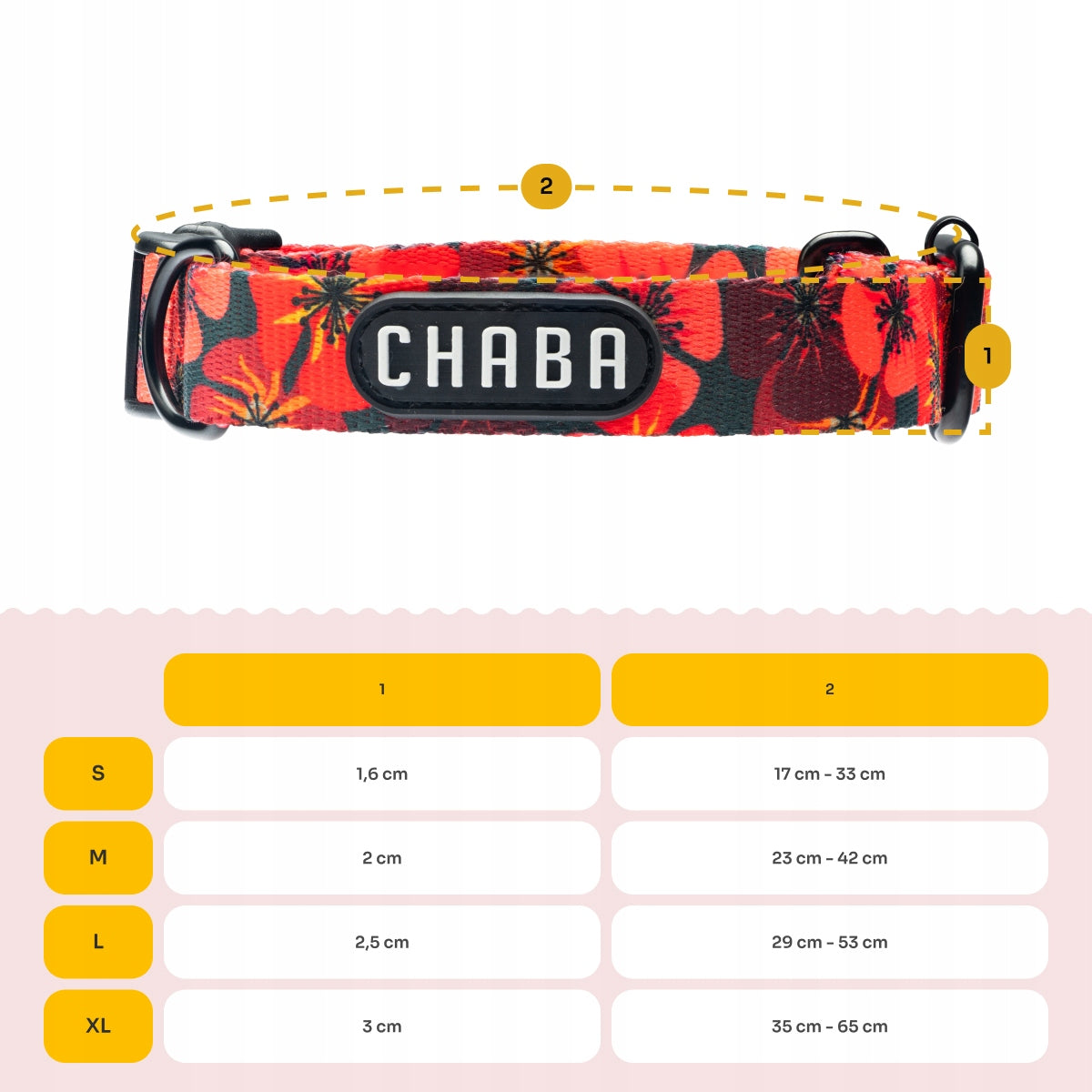 CHABA collar adjustable story S opium Brand Chaba