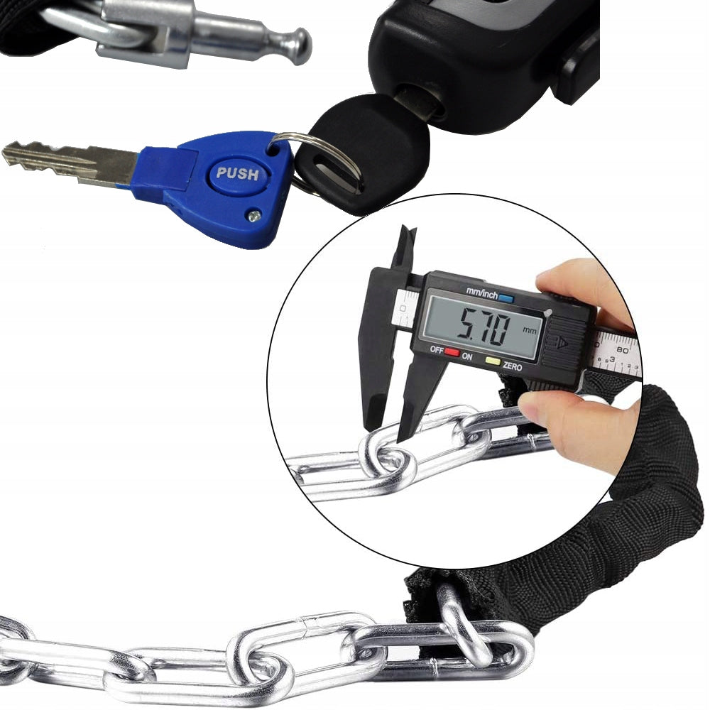 CHAIN BICYCLE LOCK for Bike Motor KEY LOCK Model 209