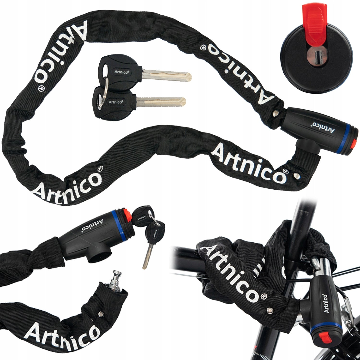 CHAIN Bicycle Clasp Bike Lock Scooter Motor 120cm SAFE