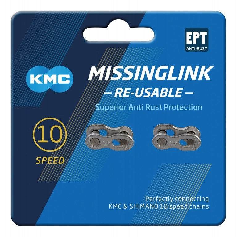 CHAIN CLIP 10 rz. SHIMANO KMC OG-CL559R MissingLink SILVER Color silver