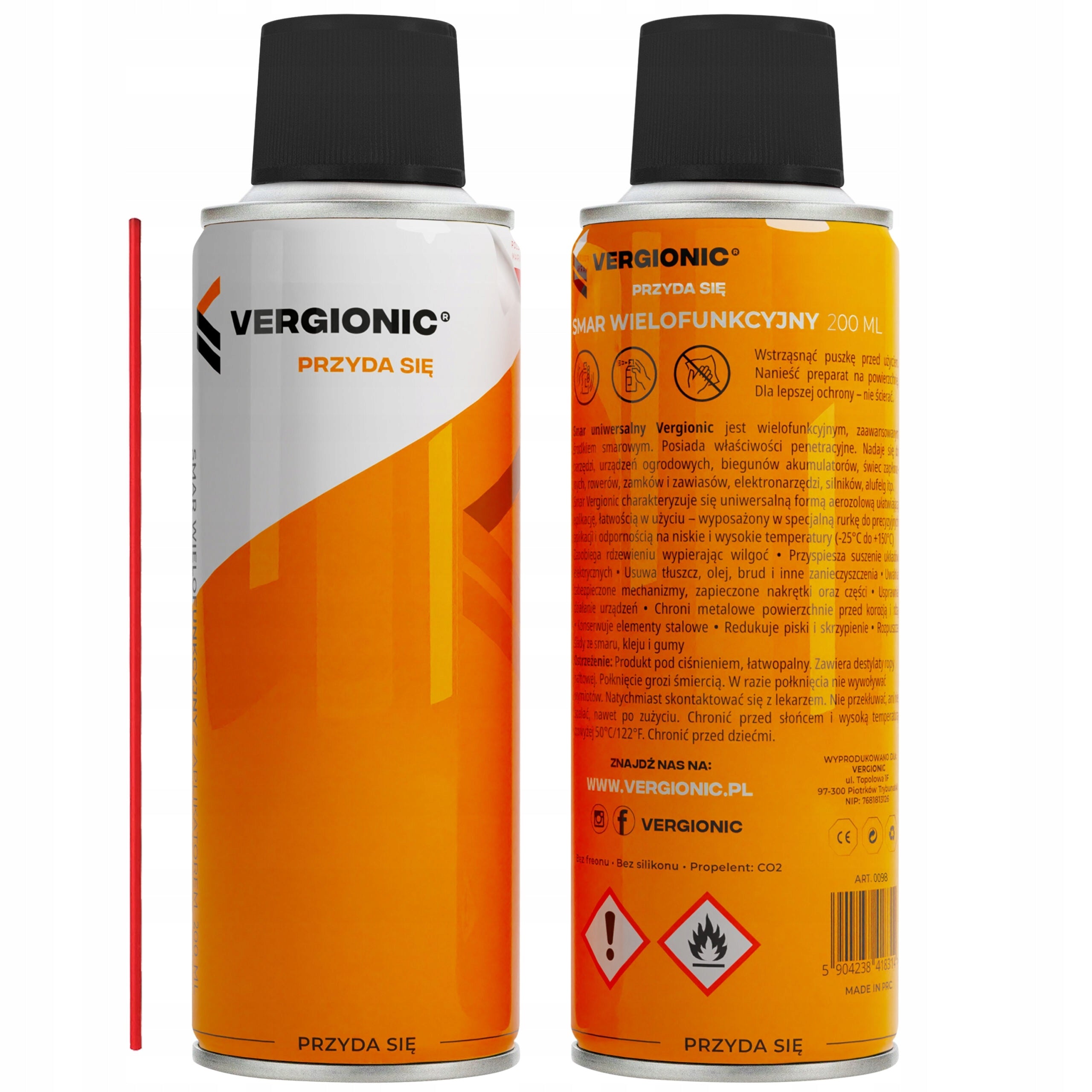 CHAIN GREASE SILICONE UNIVERSAL RUST REMOVER PENETRATOR 200ML MAX Packaging status original