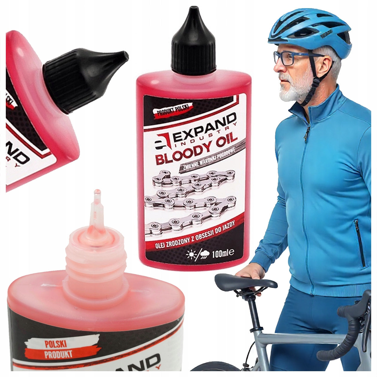 CHAIN LUBRICANT BLOODY CHAIN OIL 100ml 40113