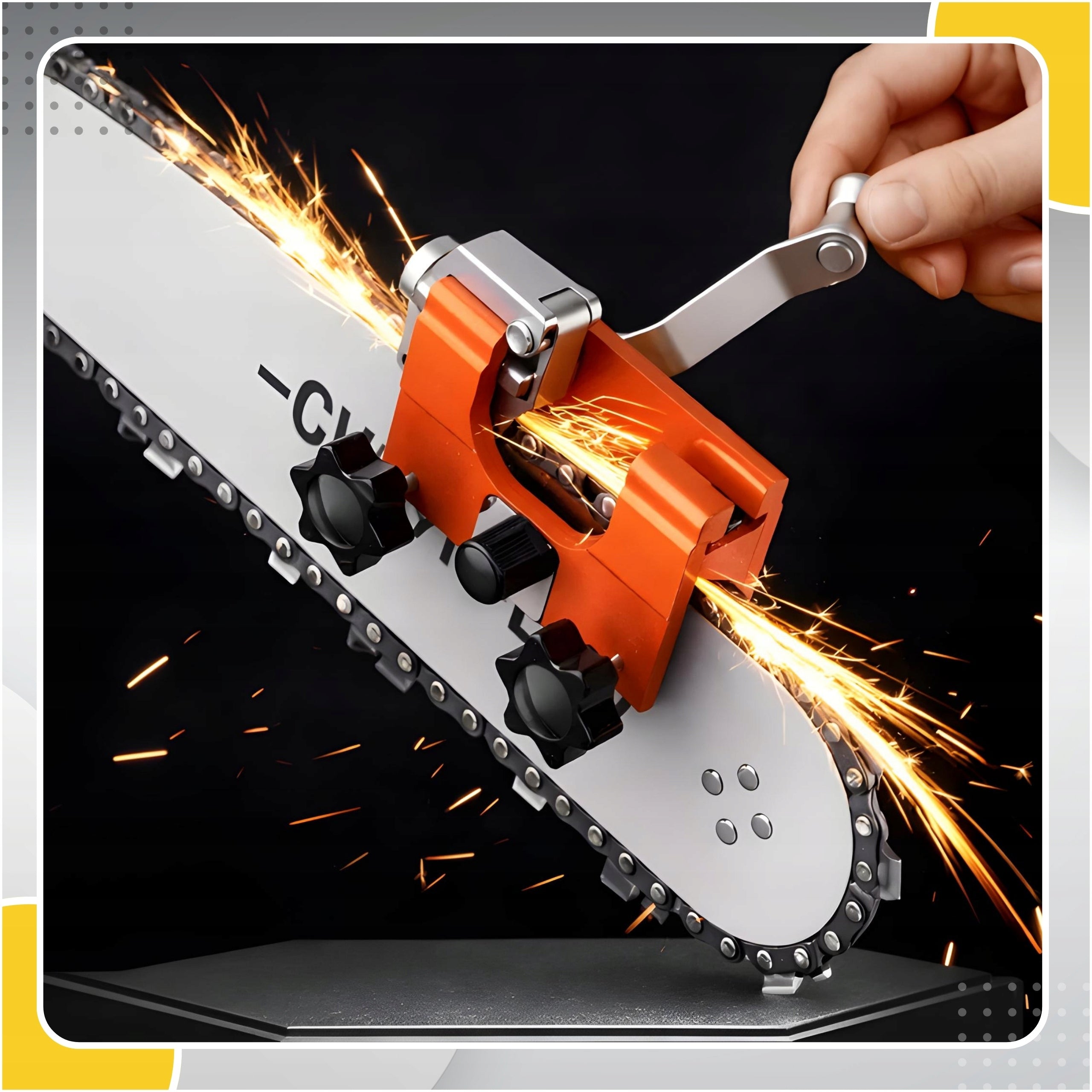 CHAIN SHARPENER HAND SAW COMBUSTION CHAIN SHARPENER SET Outer disc diameter 1 mm