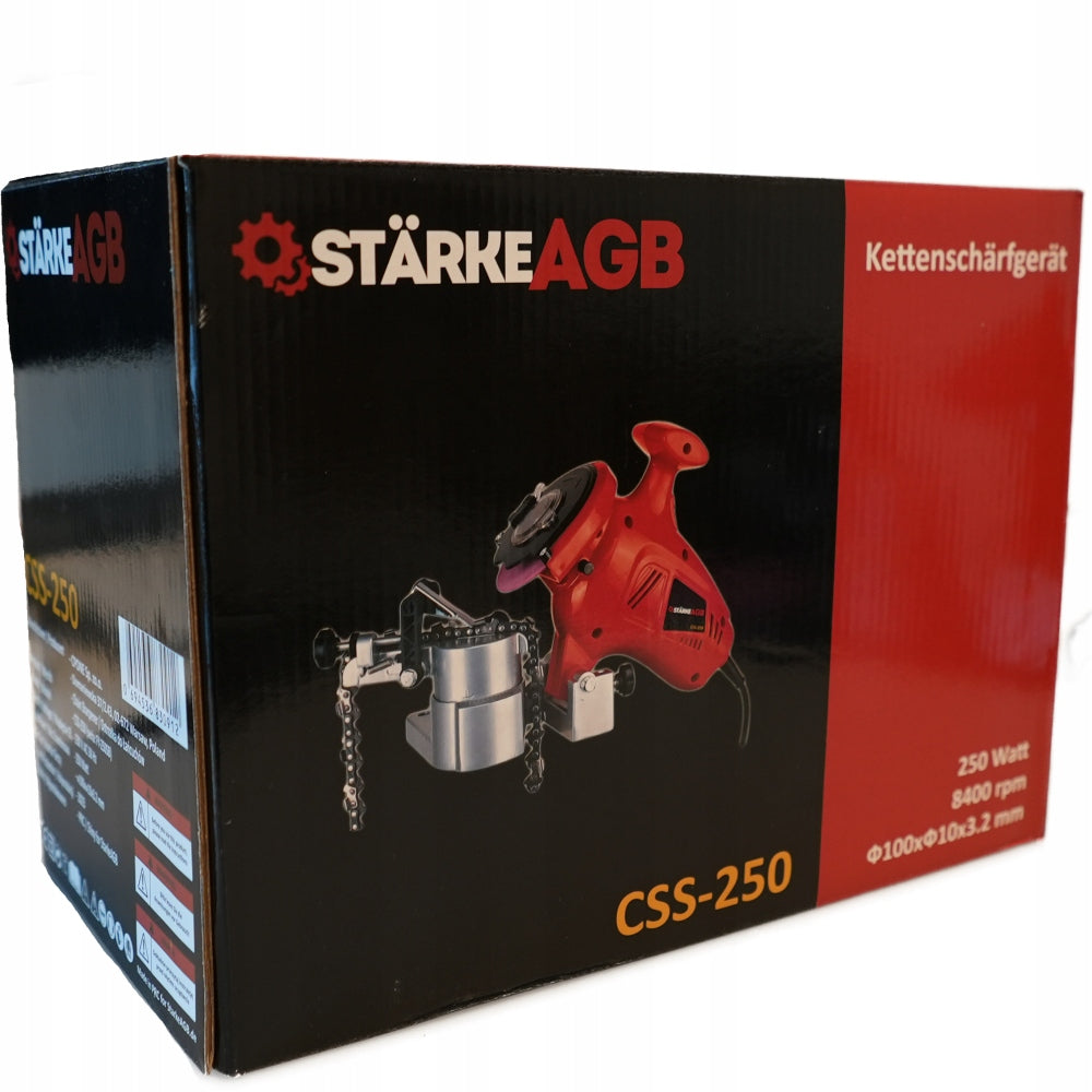 CHAIN SHARPENER StarkeAGB CSS-250, 8400 revolutions/min + 3 DISCS Packaging status original