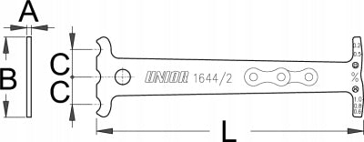 CHAIN WEAR METER 1644/4 UNIOR Brand Unior