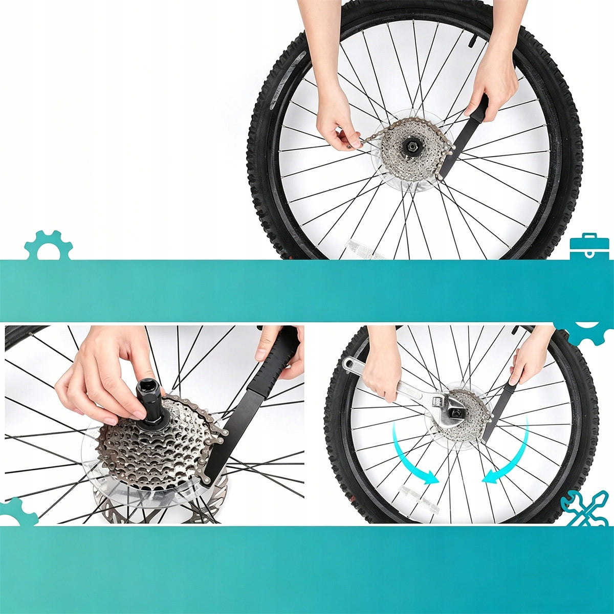 CHAIN WRENCH FOR CASSETTE WITH HANDLE BACIK BAT Brand no brand