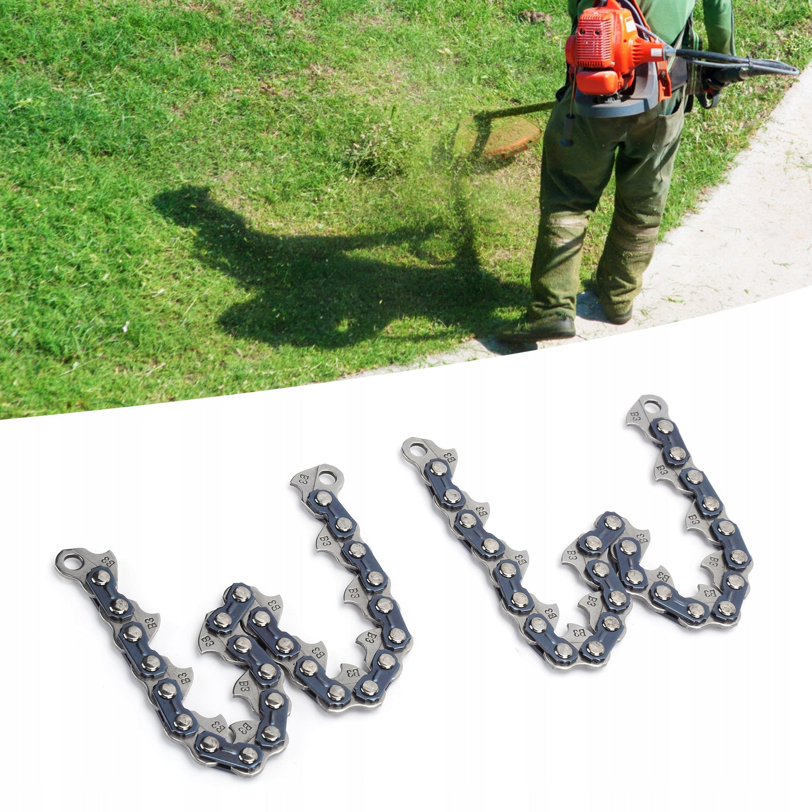 CHAINS FOR WEAR-RESISTANT MOWER/CUTTER CUTTING HEADS Packaging status original