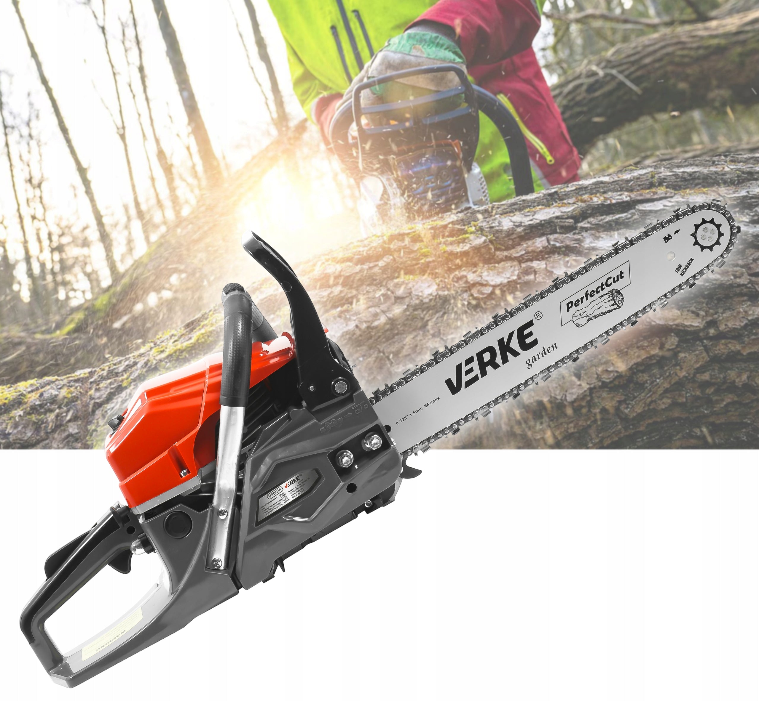 CHAINSAW 3,5KM FOR WOOD TREES STRONG + OIL STIHL Guide manufacturer Verke
