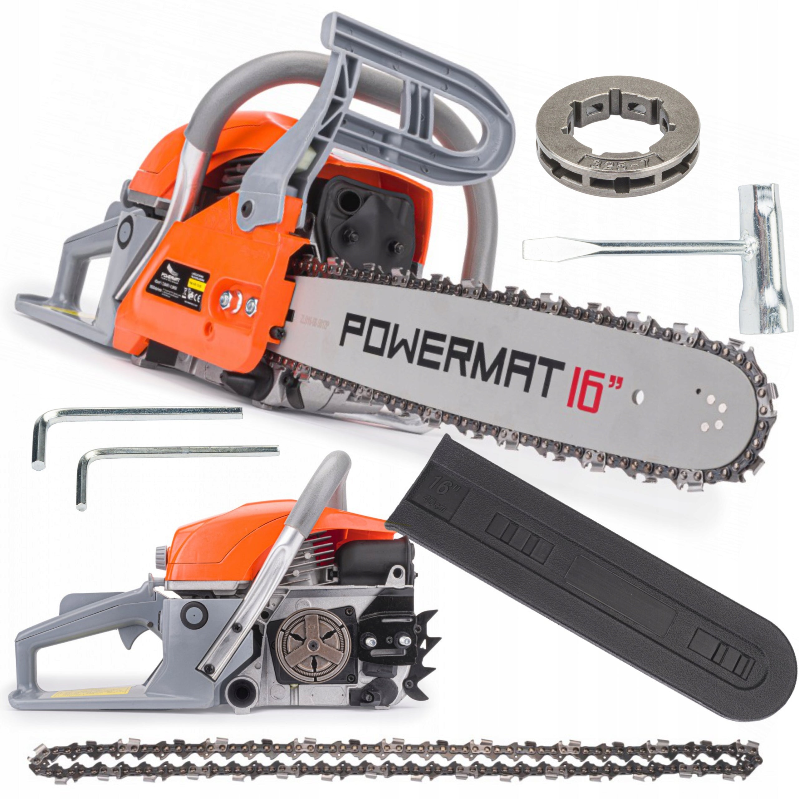 CHAINSAW 4,9KM 16" CHAINSAW + GUIDE GUARD