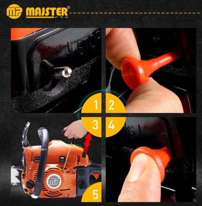 CHAINSAW 5,7km 58cm³ 2x chains/wire+oil zest XXXL Chain manufacturer Majster
