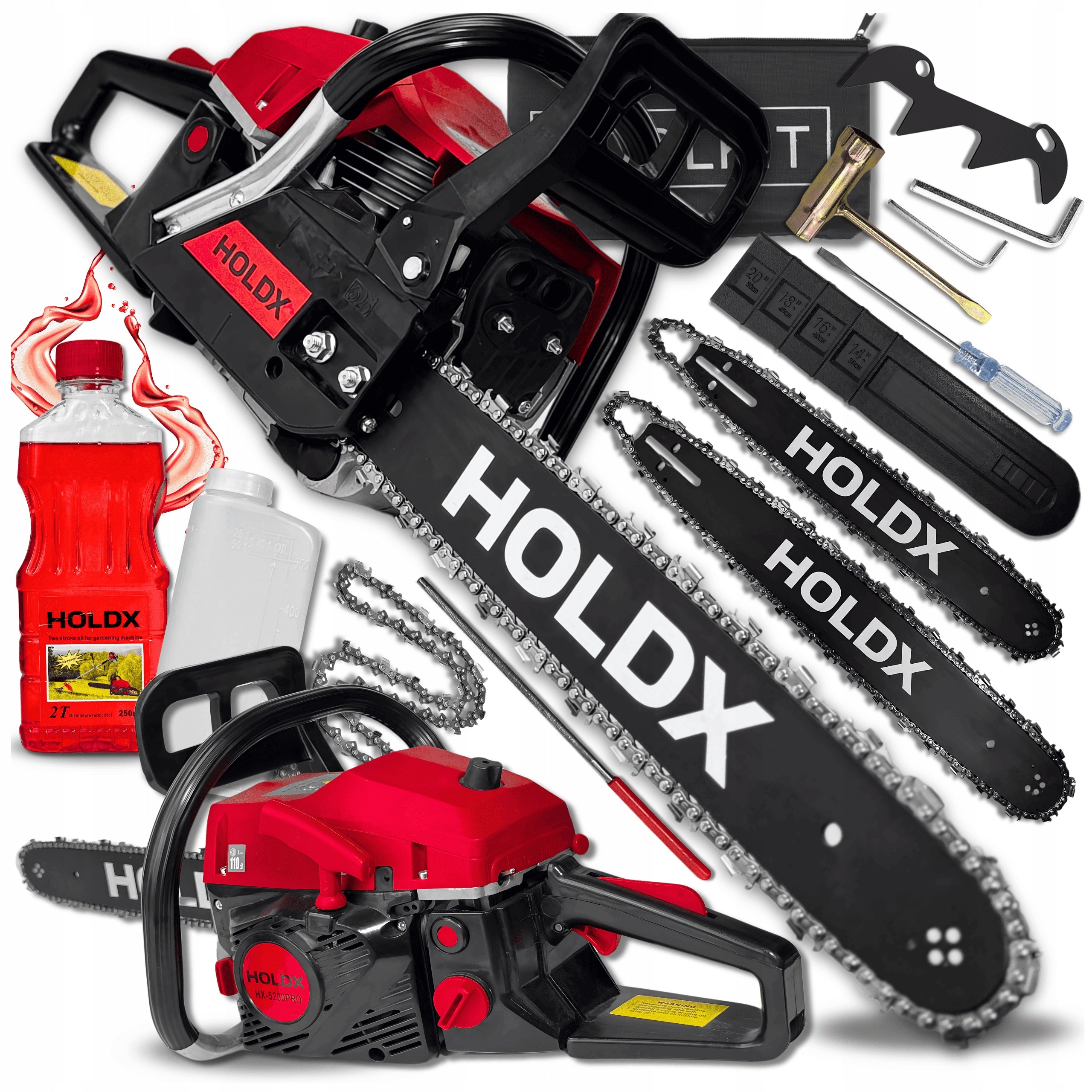 CHAINSAW 52CC GUIDES 18"/20" AKCESORIA SET