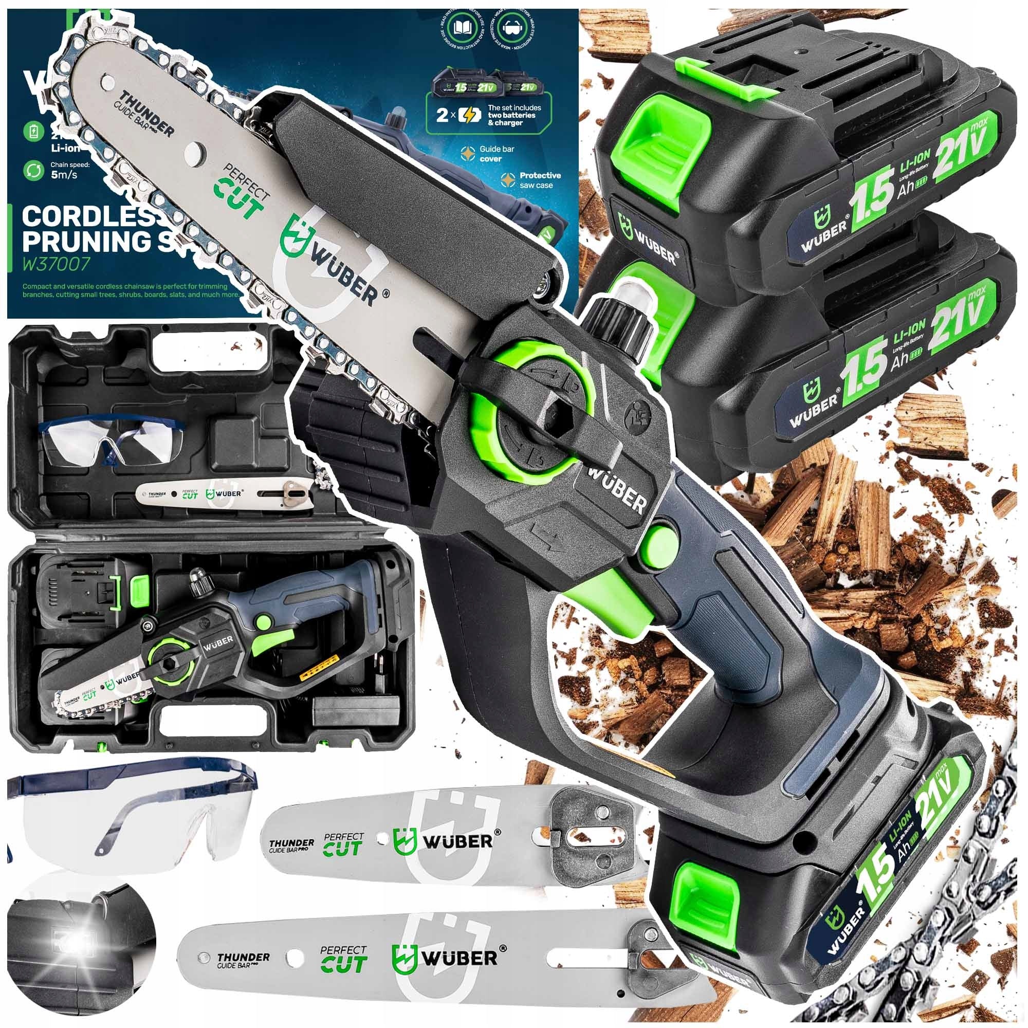 CHAINSAW BRANCH MINI CORDLESS SAW FOR BRANCH 2 AKU WUBER