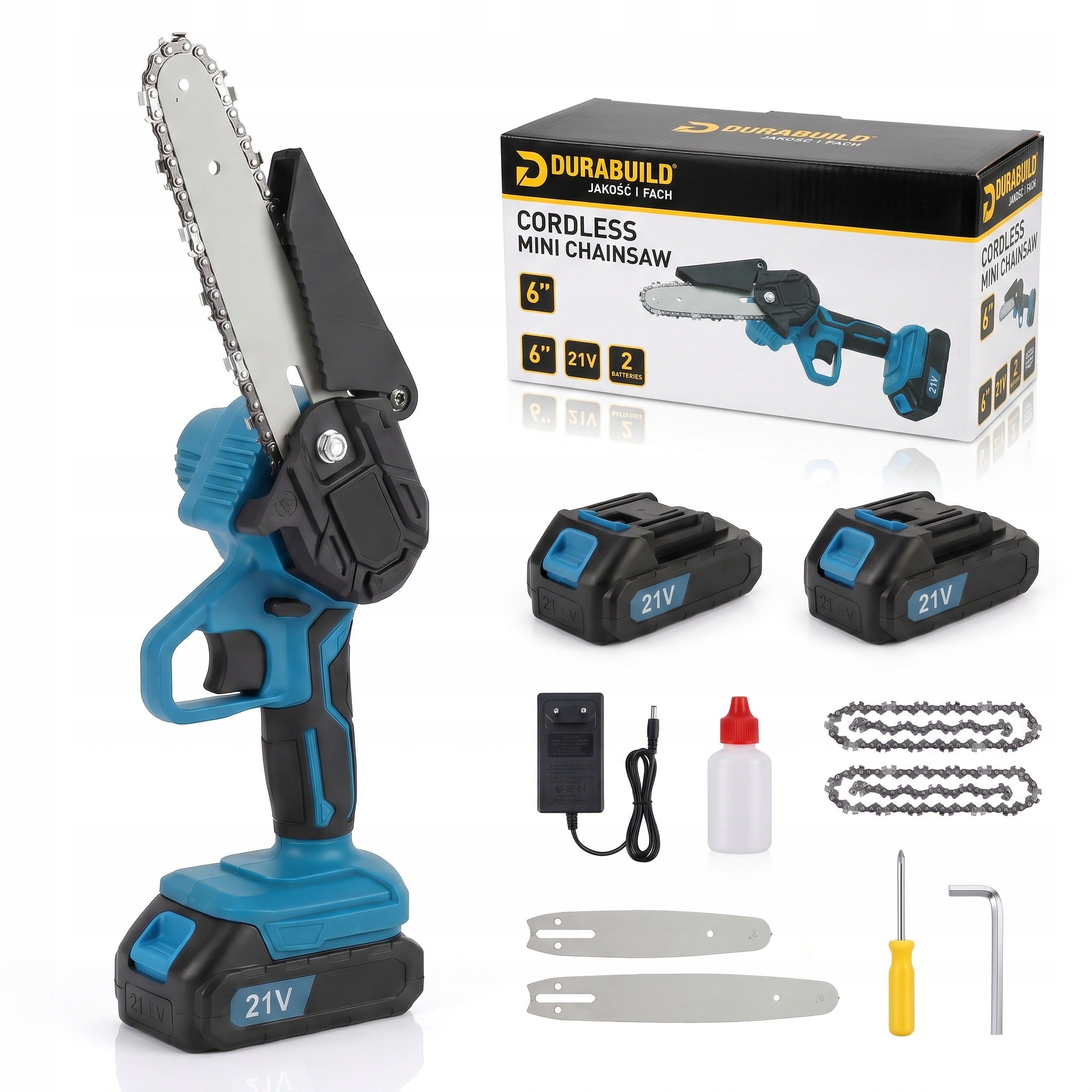 CHAINSAW BRANCH MINI CORDLESS SAW FOR BRANCHES 6" 4" 2XAKU