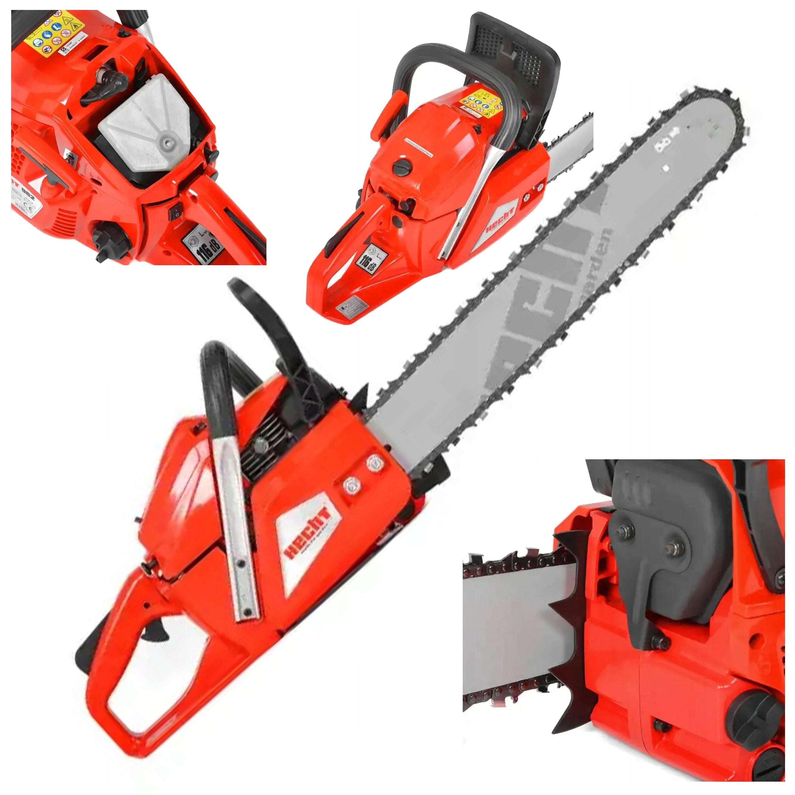 CHAINSAW COMBUSTION FOR TREE HECHT 962 POWER 4KM 45CM OREGON