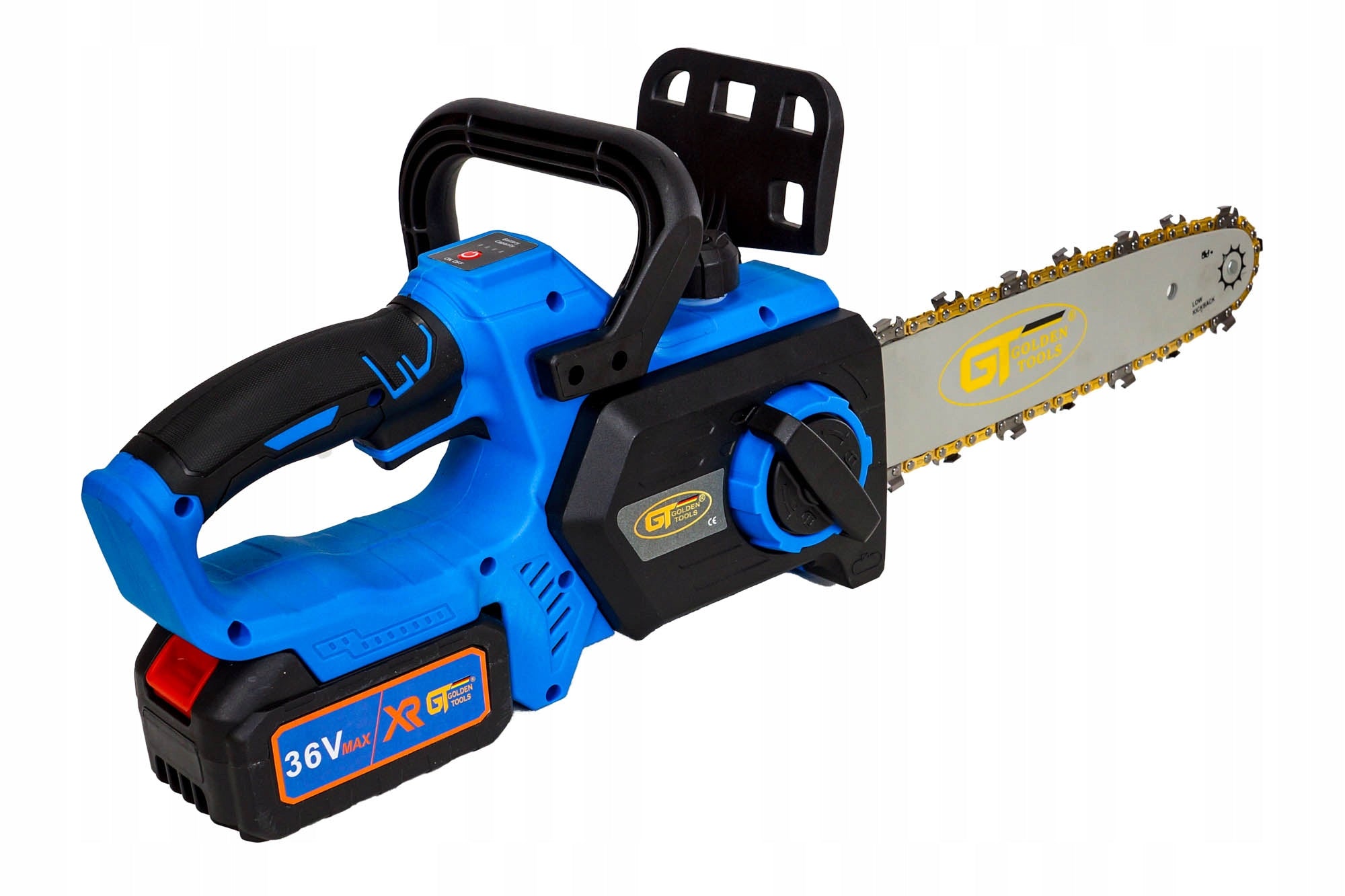 CHAINSAW CORDLESS CHAINSAW 2X CHAIN 2 X 21V 4AH 30CM GT European emissions standard EURO 6