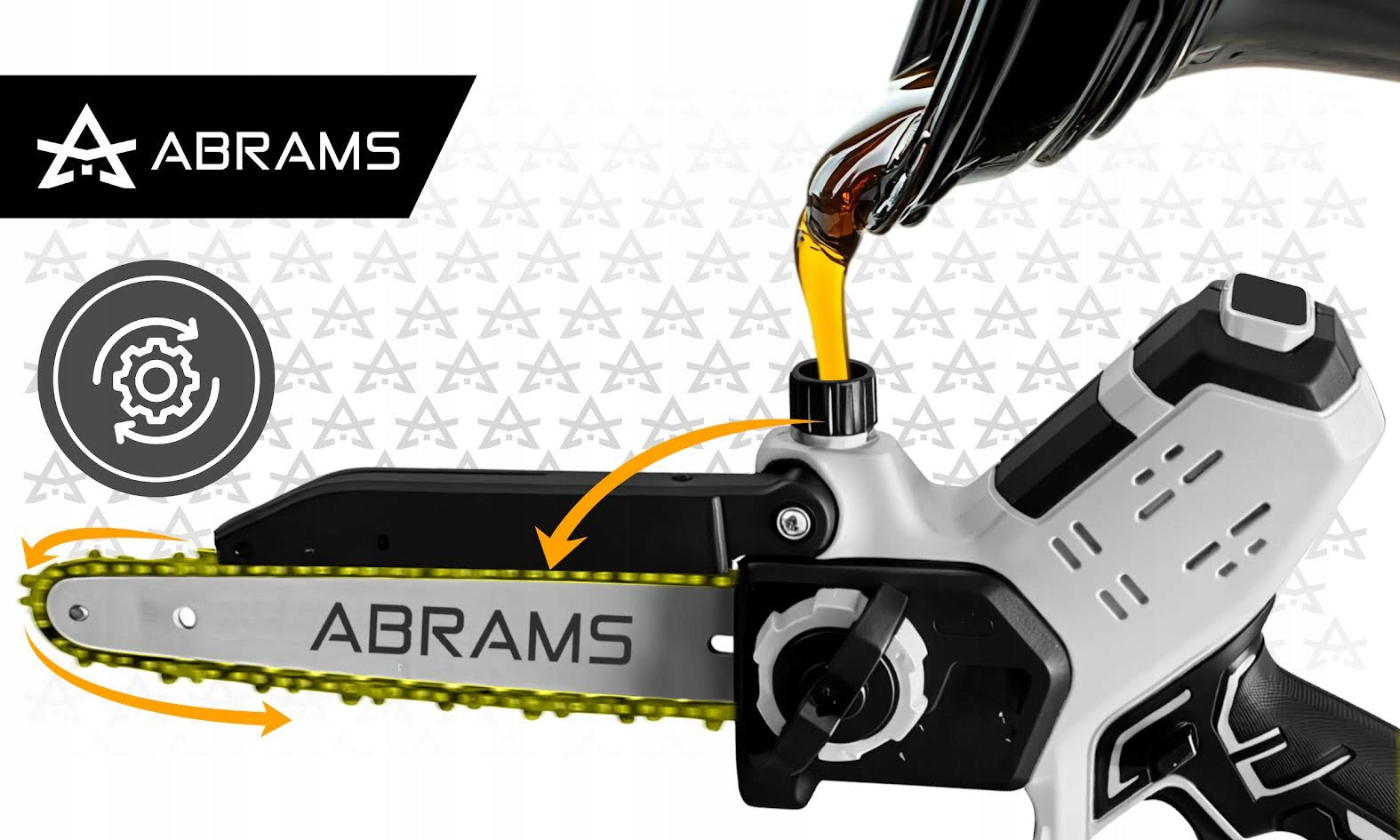 CHAINSAW CORDLESS ELECTRIC BRANCH SAW 8" 2 X AKU 21V Brand Abrams